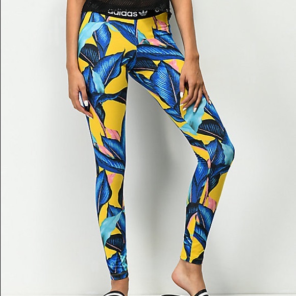 adidas Pants - NWT Adidas x The Farm Company | Print Tights